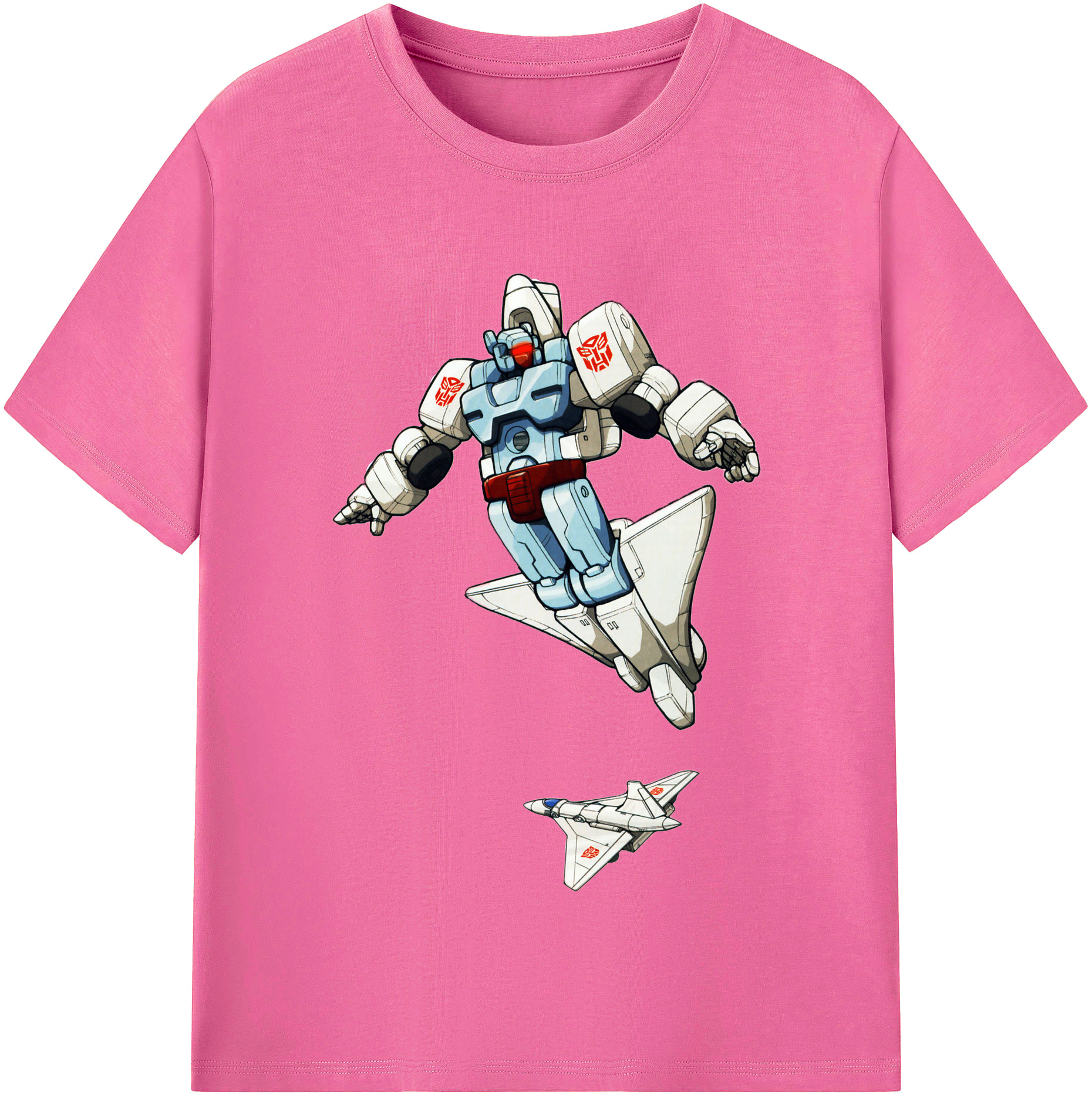 （画像用）  レディースカジュアルプリントTシャツ（綿100％）